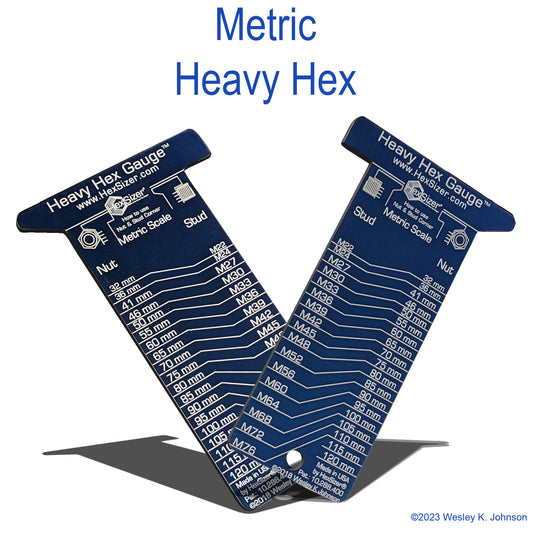 SIDE 1 - Heavy Hex Metric - SIDE 2 - Heavy Hex Metric