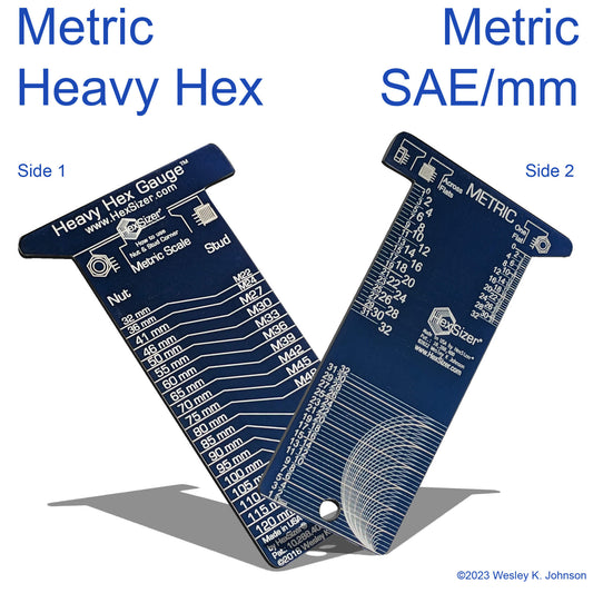 SIDE 1 Heavy Hex Metric - SIDE 2 SAE Metric