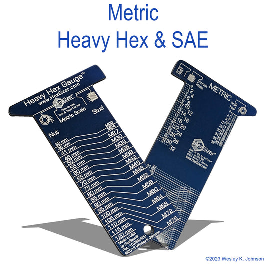 SIDE 1 Heavy Hex Metric - SIDE 2 SAE Metric