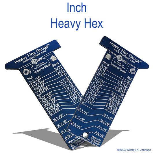 SIDE 1 - Heavy Hex Inch / SIDE 2 - Heavy Hex Inch