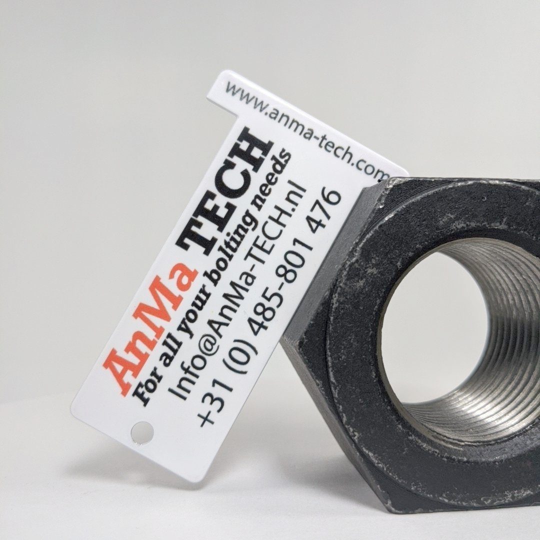 Full-color private-label HexSizer for a bolting company in the Netherlands